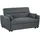 Homcom Schlafsofa, 2-Sitzer Sofa mit Schlaffunktion, Verstellbare Rückenlehne, Couch mit Kissen, Samtoptik, Schlafcouch mit Bettkasten für Wohnzimmer, Sofas & Couches, Schlafsofas