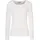 More & More Langarm-Rippshirt Weiß 42