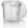Papstar Starpak Feinkostbecher, PP 770 ml Ø 11,8 cm · 11,3 cm transparent mit Originalitätsverschluss