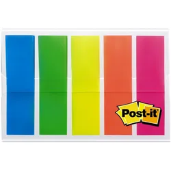3M Post-it Index 683-HF5 - Index-Streifen mit Spender - 12 x 43 mm - 100 Blatt (