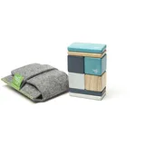 Tegu Magnetisches Holzset im Beutel blau 8-tlg.