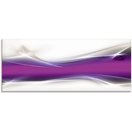 Artland Glasbild »Kreatives Element«, Gegenstandslos, (1 St.), lila