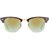 Ray Ban Clubmaster RB3016 tortoise / green gradient flash