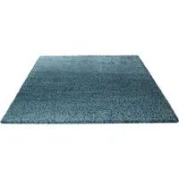 Esprit Hochflor-Teppich ESPRIT "Cosy Glamour 2.0", blau (türkis), B:40cm H:40mm L:60cm, Polypropylen (PP), Teppiche, Langflor, Shaggy, Wohnzimmer