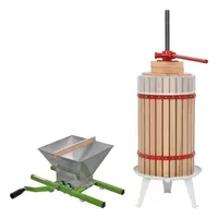 VidaXL 2-tlg. Obst- & Weinpresse und Mühle-Set