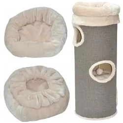 Nanook Katzenbett für Kratztonnen beige