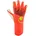 Torwarthandschuhe Rot/Weiß/Fluo Gelb 10 5