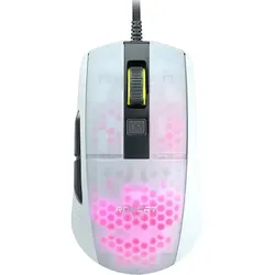 Roccat Lightweight Gaming Burst Pro, Titan Optical Switch, 16000dpi, White (Kabelgebunden), Maus, Weiss