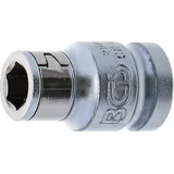 BGS BGS-290 Bit-Adapter mit Haltekugel Innenvierkant 12,5 mm (1/2") Innensechskant 10 mm (3/8")