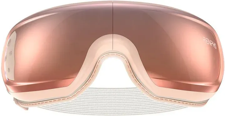 RENPHO Augenmassagegerät mit Wärme und Kühlung, Eyeris 3 Rosé Augenmaske mit Sprachsteuerung & Kühlpack, Geburtstagsgeschenke für Frauen/Männer/Mama/Papa, Schläfenpflegegerät bei Migräne