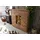 Massivmoebel24 Highboard 145 x 153 x 40 cm Akazie lackiert / Beige