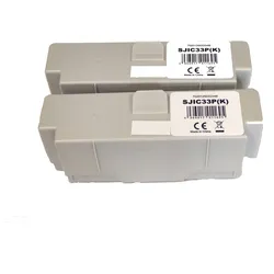 2x Tintenpatronen kompatibel f. Epson Cash-Register-Printer TM-J7200 ersetzt Epson SJIC33P(K) Tintenpatronen