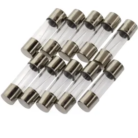 Seki Feinsicherung 0,1A (100mA), 5x20mm, Träge 10er Packung Glassicherung 250V