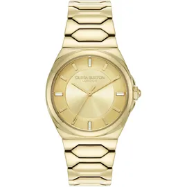 Olivia Burton Lustre DREI-Zeiger-Quarzwerk Edelstahl 36 mm 24000201