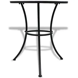 vidaXL 3-tlg. Bistro-Set Keramikfliesen Blau und Weiß