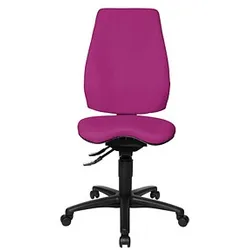 Topstar Bürostuhl Body Balance 450, BAK450T33 Stoff lila, Gestell schwarz