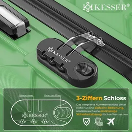 Kesser Koffer-Set 3-tlg. grün/abs