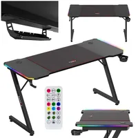 huzaro Hero 3.3 RGB Gaming-Tisch Schwarz PC