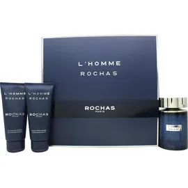 Rochas Eau de Rochas Homme Eau de Toilette 100 ml + Shower Gel 100 ml + Body Lotion 100 ml Geschenkset