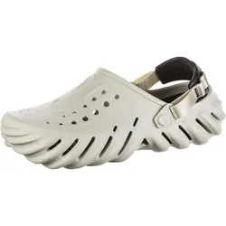 Crocs Echo Clog Sandalen in bone-black, Größe 42-43 - beige