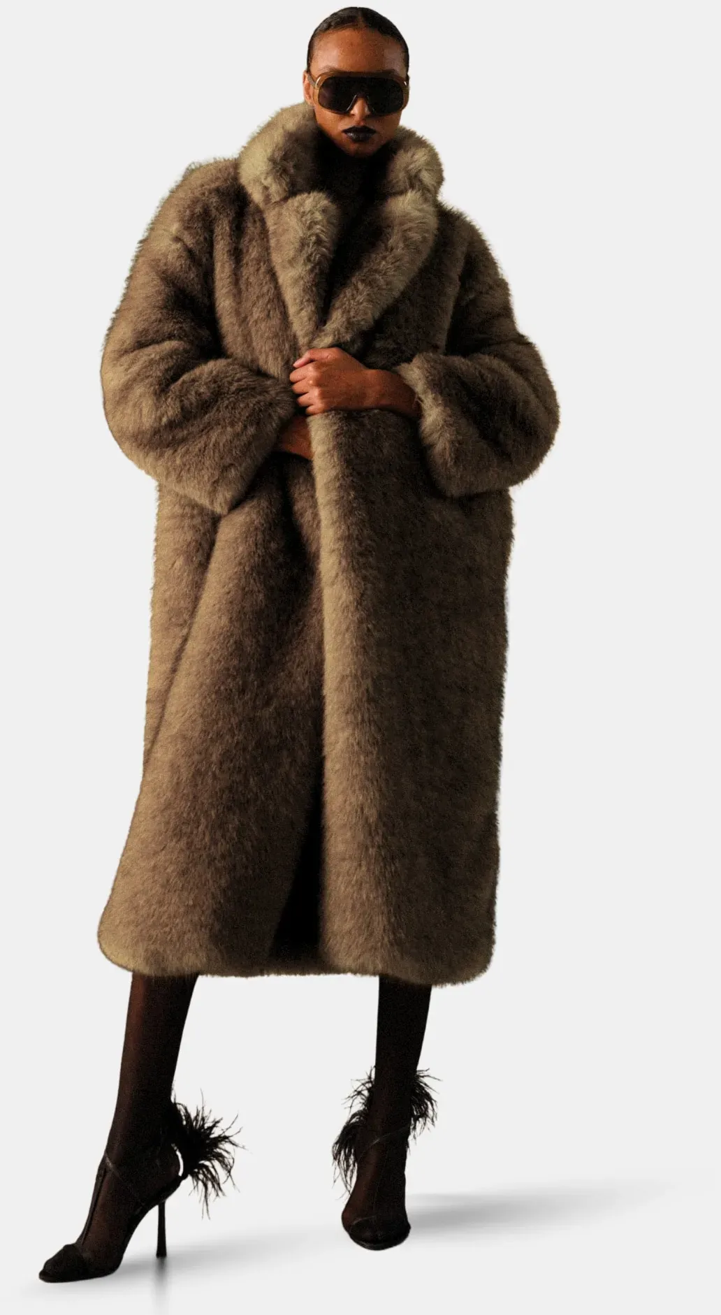 Fellimitatmantel RICANO 