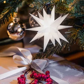 Sterntaler Stern 18 Zacken rot 12cm