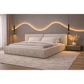moeblo Doppelbett 180 x 200 cm Beige