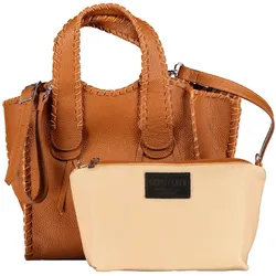 Hausfelder Manufaktur Handtasche mit herausnehmbarer Tasche Handtaschen   Damen 