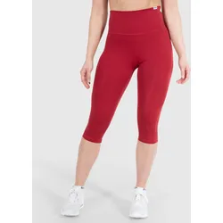 Damen Capri Leggings Caprice Rot ROT XS