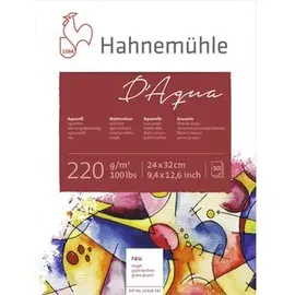Hahnemühle Aquarellpapier 30 Blatt 220 g/m2 weiß/türkis