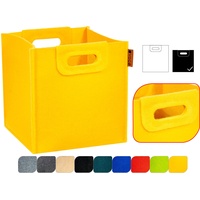 Filzbox Korb Organizer Schrank Box (gelb)