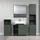 trendteam Waschbeckenunterschrank 2 Fächer 80 x 64 x 42 cm Grün