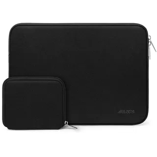 MOSISO Laptop Hülle Tasche 18,5 Zoll,18-18,5 Zoll Laptophülle Kompatibel mit 18-18,5 Zoll ASUS Gaming Laptop Monitor HP Dell Lenovo Notebook Computer,Neopren Sleeve mit Klein Fall,Schwarz