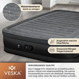 veska Luftbett - Selbstaufblasend - Single - grau/anthrazit