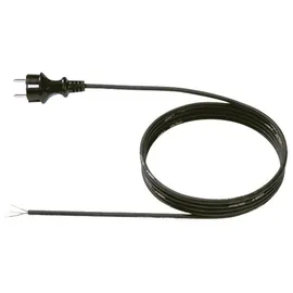 Bachmann Netzanschlussleitung 2m 16A schwarz 322.184 3x1,5qmm IP20 Aderendh 0-70°C