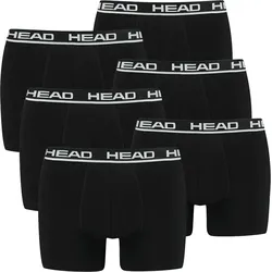 Boxershort Herren 6er Pack Stretch-Basic Boxer 2P SCHWARZ|SCHWARZ XL