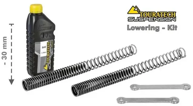 Touratech Triumph Tiger 800 2011-2014-30mm Tieferlegungsfedern - Black - One Size