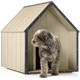 TIMBELA Hundehütte M972-1 LP SmartSide (116 x 77 x 94 cm,