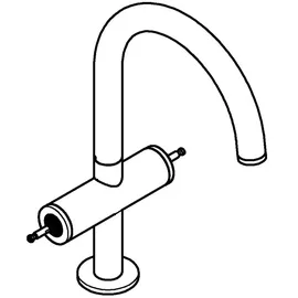 Grohe Atrio Private Collection Waschtisch-Einlochbatterie cool sunrise