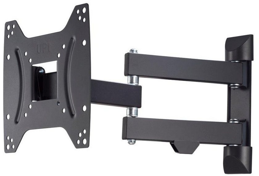 Hama FULLMOTION 148-122 cm(19"-48) 2 Arme Wandhalterung Schwarz Schwenkbar TV-Wandhalterung, (bis 48 Zoll, vollbeweglich schwenkbar neigbar ausziehbar) schwarz