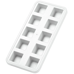 elasto Eiswürfelform Eiswürfelform "Quadrate" weiß