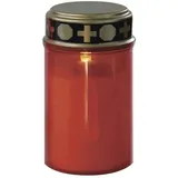 EMOS LED Friedhofskerze 2x C rot