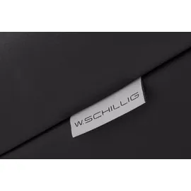 W.Schillig Couch Leder 2-Sitzer Schwarz