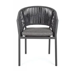 BIZZOTTO Florencia Gartenstuhl 57 x 57 x 80 cm anthrazit 1 St.