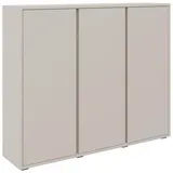 Xora Schuhschrank 145 x 120 x 34 cm 18 Fächer kaschmir
