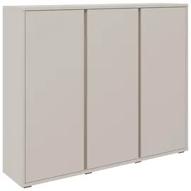 Xora Schuhschrank 145 x 120 x 34 cm 18 Fächer kaschmir