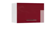 Vicco Badschrank Fame-Line Bordeaux Hochglanz/Weiß 60 x 40 cm Flach