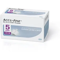 ACCU FINE sterile Nadeln 5 mm 100 St