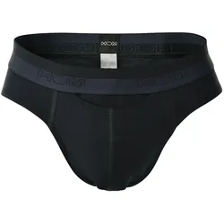 HOM Herren Slips, Vorteilspack - Mini Briefs HO1, Unterhose, Baumwoll-Modal, einfarbig Navy 2XL 2 Slips