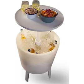 KETER Illuminated Cool Bar 57 x 49,5 x 49,5 cm Weiß